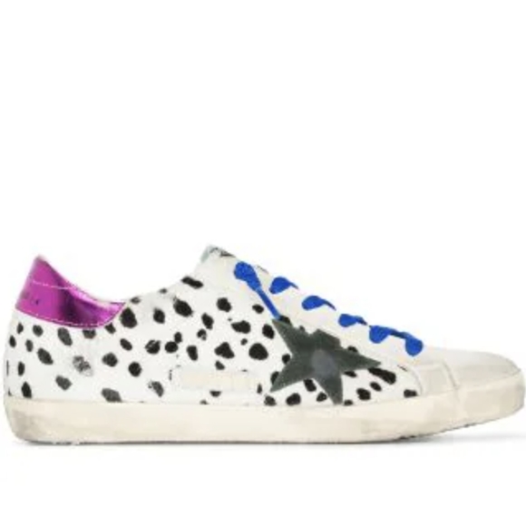 Like new Golden Goose Super Star Leopard Print Sneakers Rare! Size 38 - Picture 2 of 6